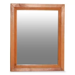 Mirror with fir frame.
